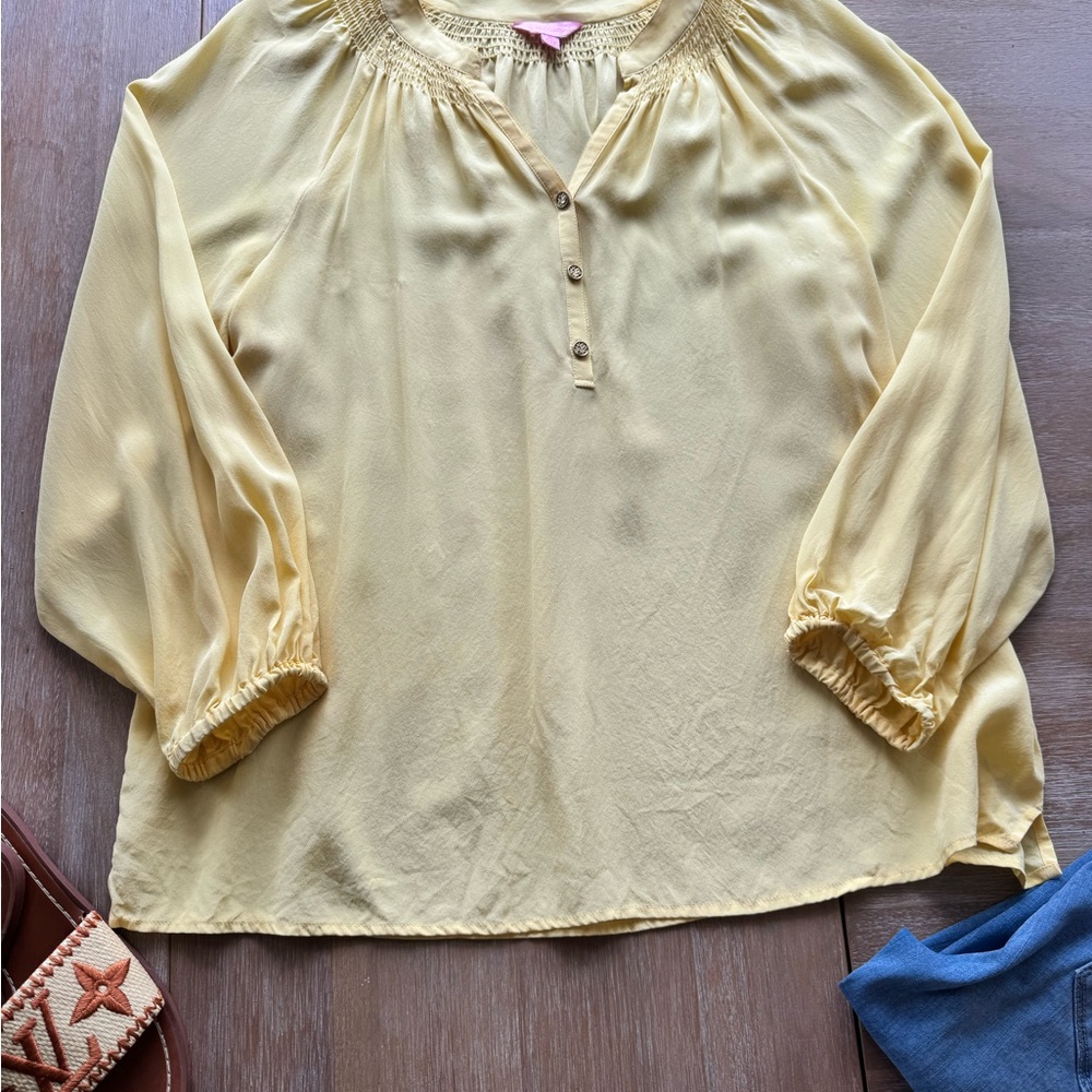 Lilly Pulitzer Silk Elsa Blouse